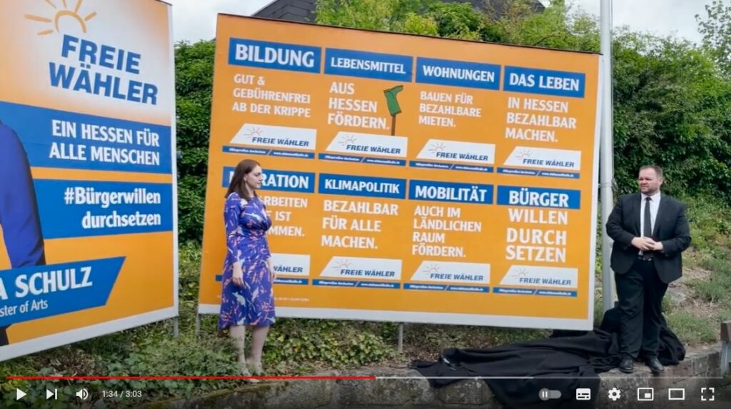 [VIDEO] Wahlplakate enthüllt